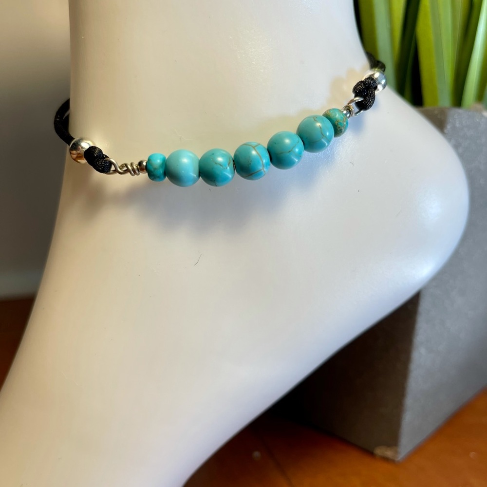 Turquoise anklet